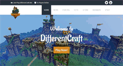 Desktop Screenshot of differentcraft.net